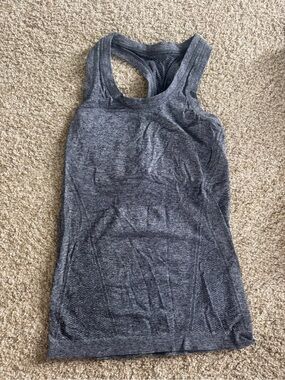 Women’s Racerback Seamless Tank Top - Gray